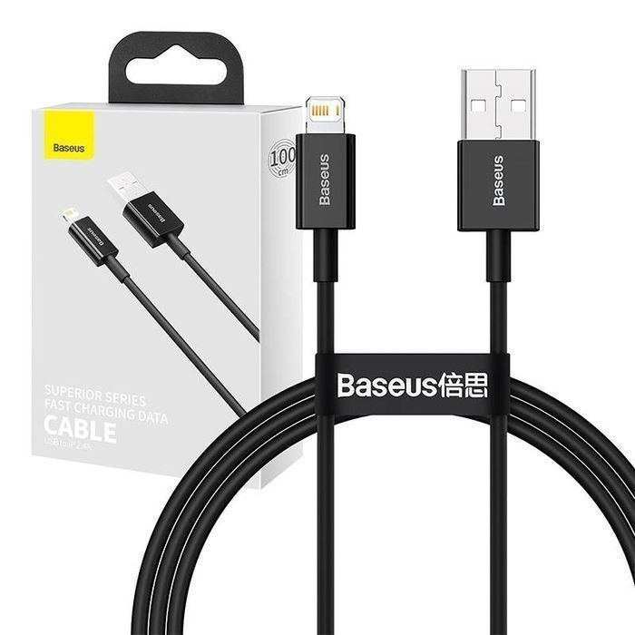 Kabel Baseus Superior 2.4A Szybkie Ładowanie DO iPhone Lightning 1m