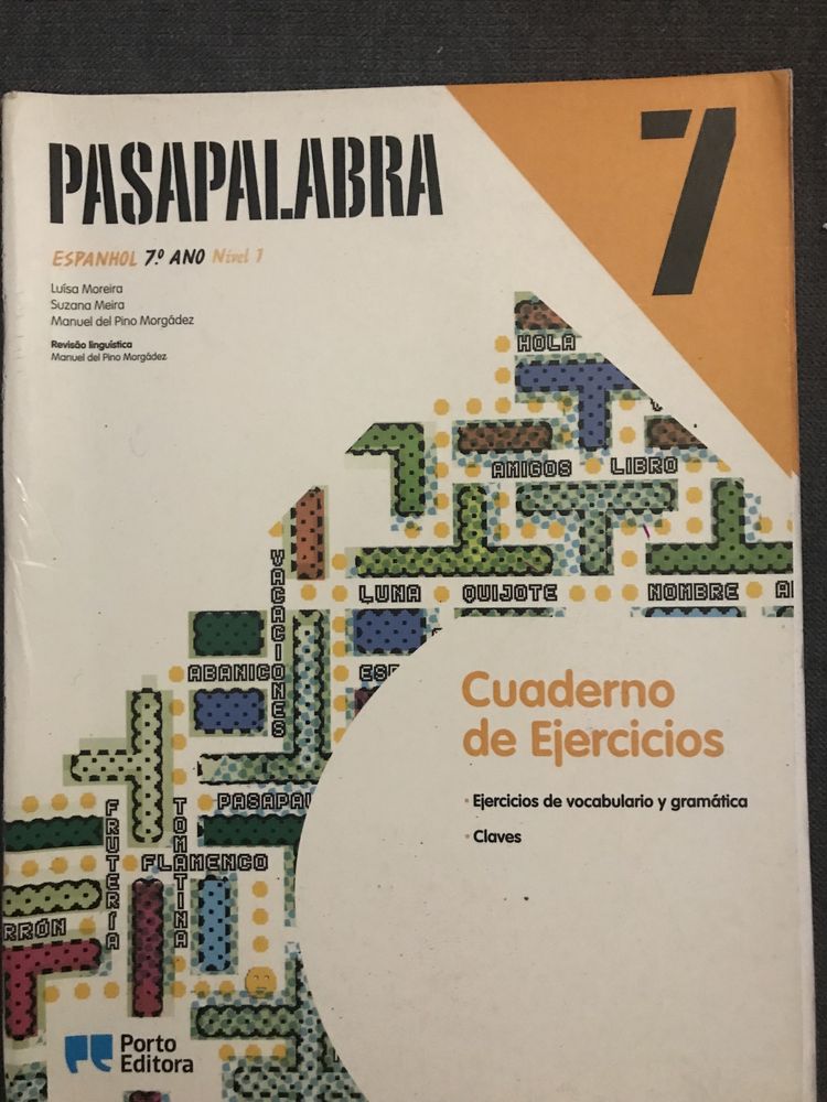 Livro de exercícios de espanhol 7.º ano