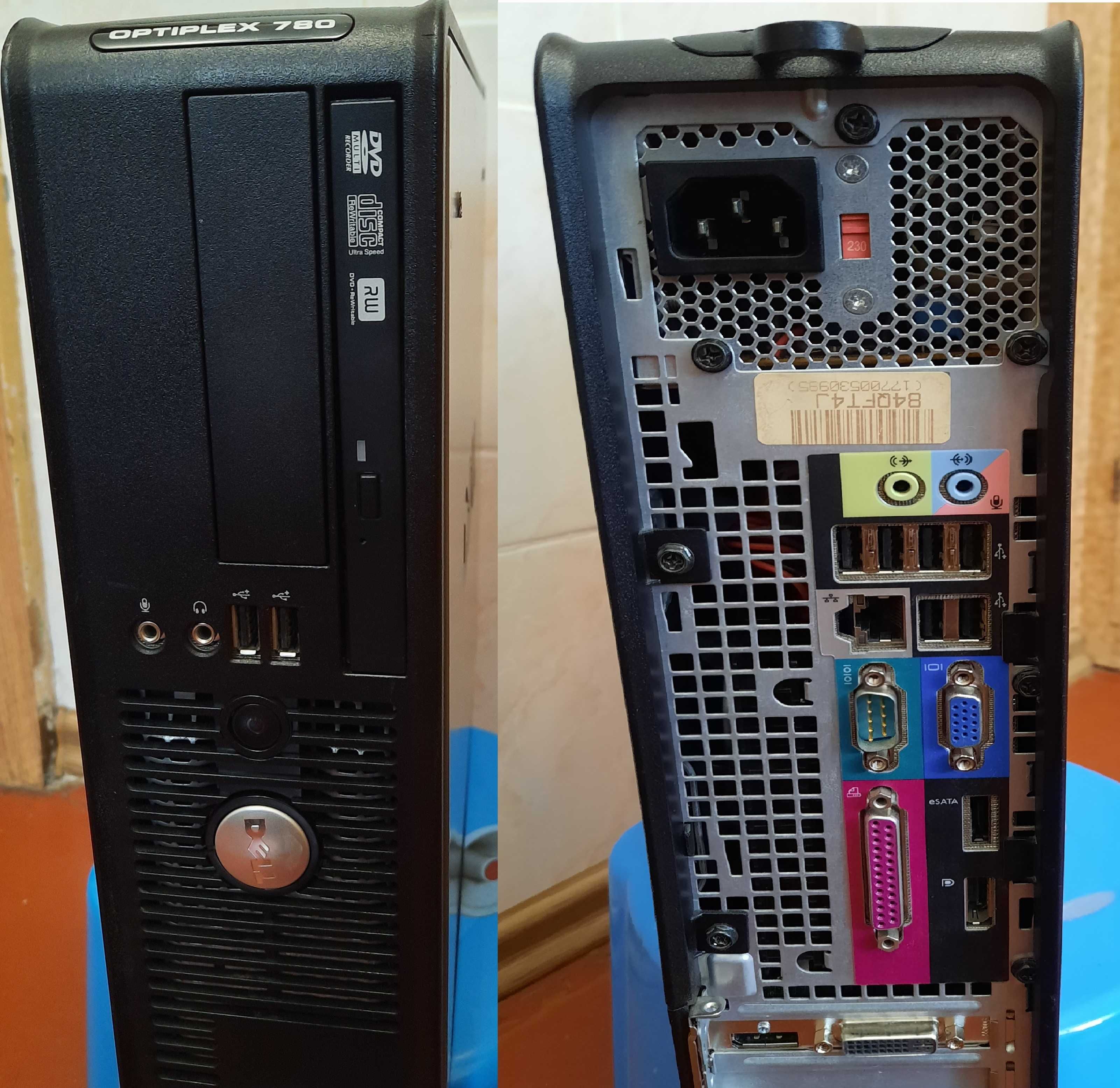 Dell Optiplex 780 SFF/4x2.66Ghz/RAM 8Gb/SSD+HDD/GPU 1GB