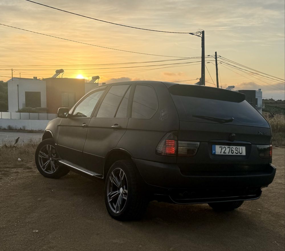 BMW X5 E53 3.0d • Pack M • Caixa Auto • Preto Mate • Top Extras