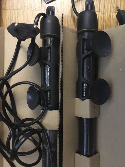 Стеклянный аквариумный обогреватель с позолоченными контактами COMFORT