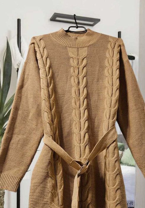 Вязанное теплое вязаное платье Missguided, р. S/M