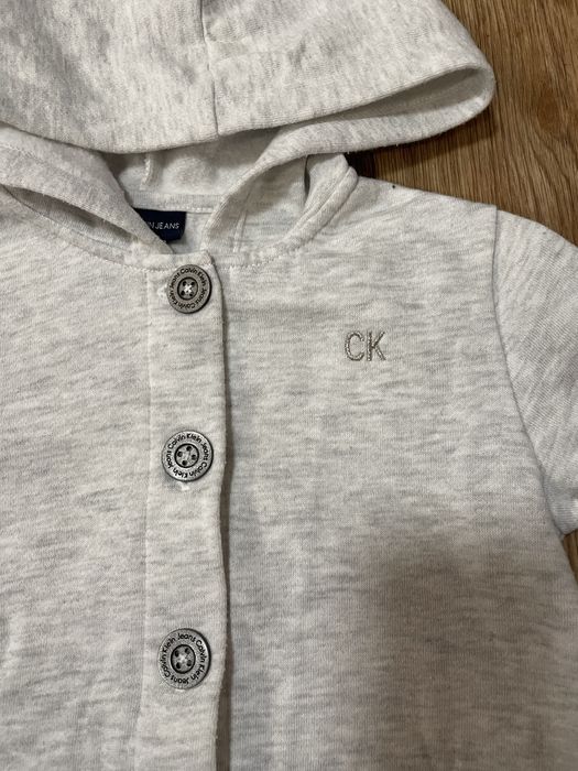 Кардиган с начесом, толстовка CALVIN KLEIN 5-6Y 116-122 см. Оригинал.