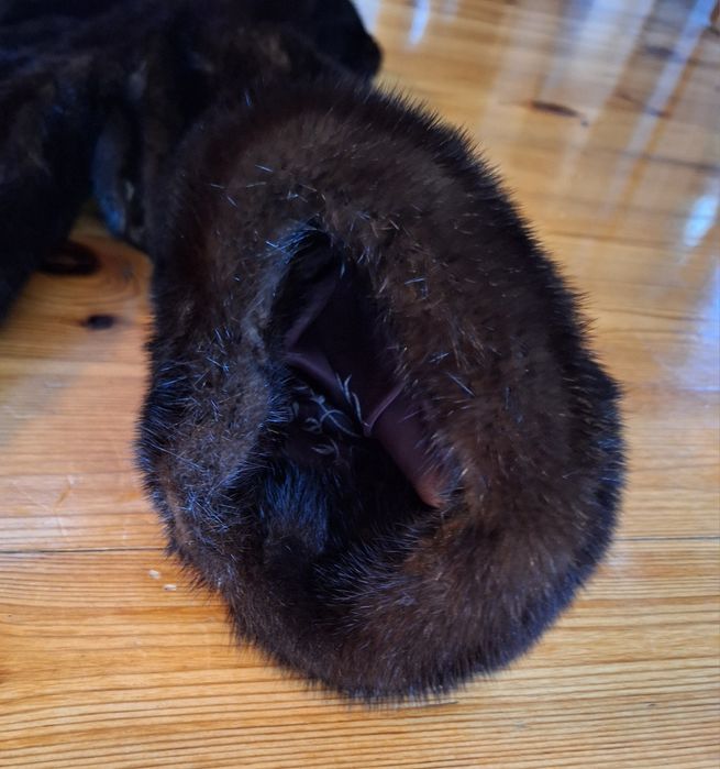 futro z norek jak nowe!