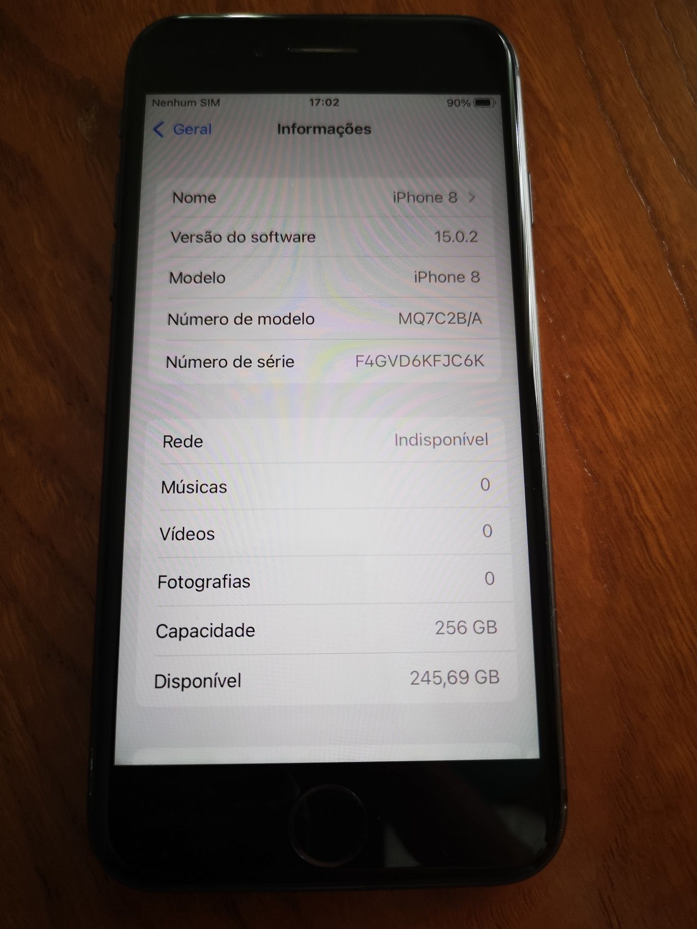 Iphone 8 256gb como novo