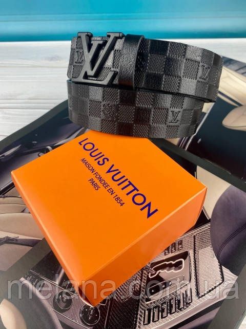 Кожаный ремень мужской Louis Vuitton Луи Витон ЛВ