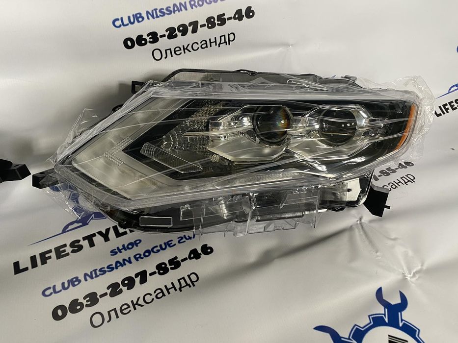 Фара Nissan rogue Full Led Нисан рог фары рестайл фары дорестайнилг