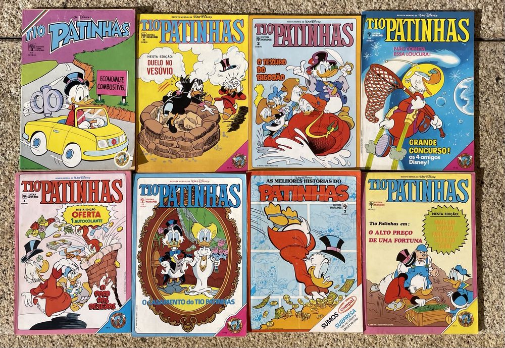 Revistas Disney banda desenhada Tio Patinhas