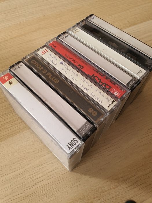 Kasety magnetofonowe TDK.