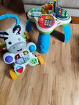 Zestaw zabawek edukacyjnych Fisher Price stolik pchacz zebra