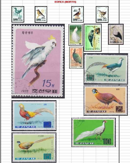 Vendo ou troco Selos (Tema Aves Mundiais) 2/4