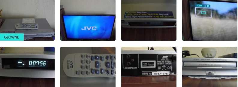 Odtwarzacz dvd JVC z pilotem super funkcje