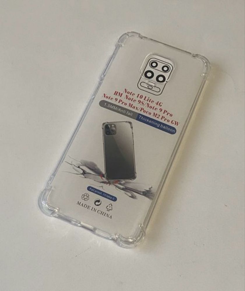Чехол Xiaomi Redmi Note 9S / Note 9Pro Прозорий Протиударний Захисний