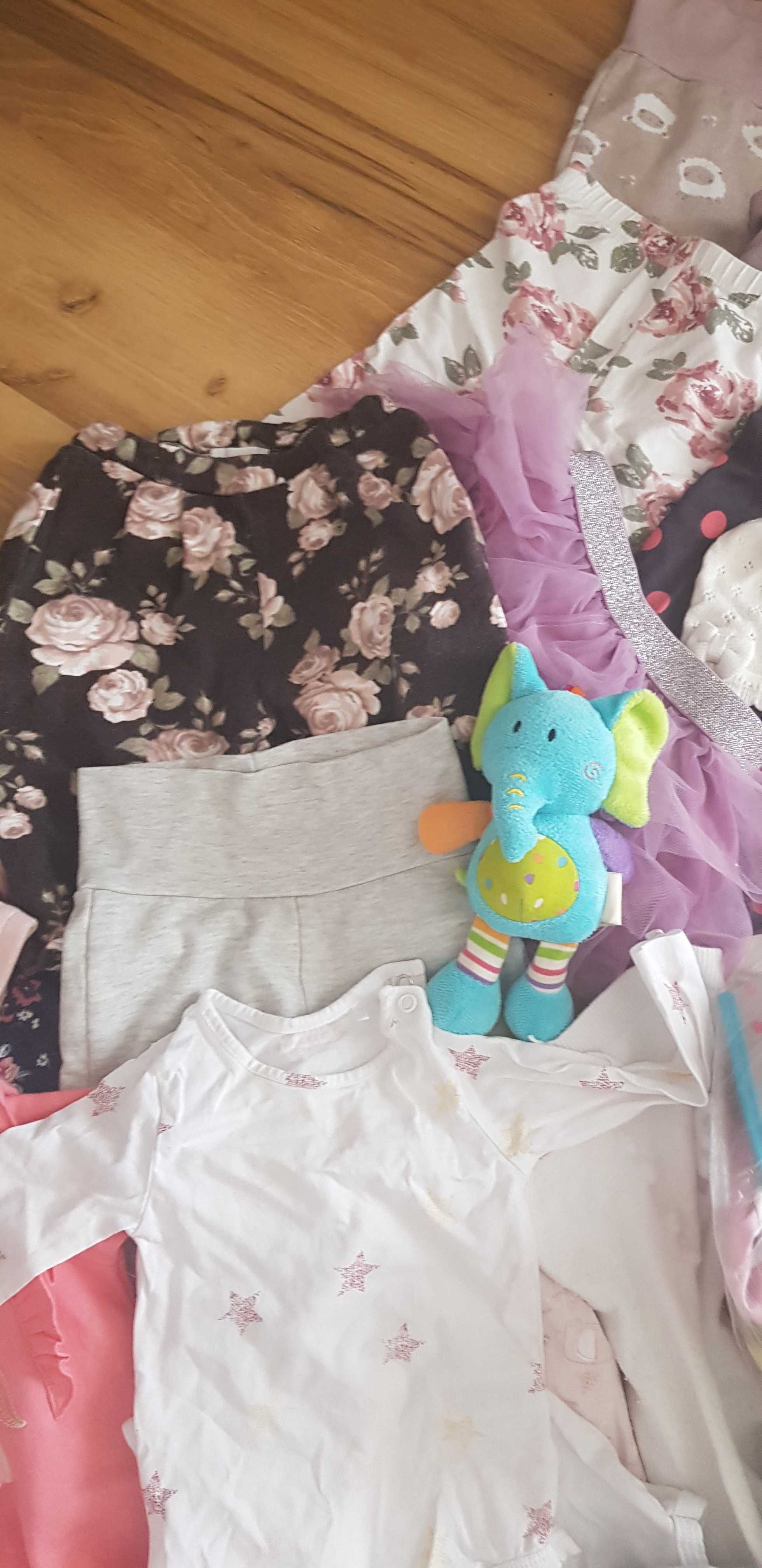 Paka ubran dla dziewczynki 62-80 hm zara smyk