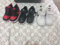 Ténis Nike criança os 3 pares 60€