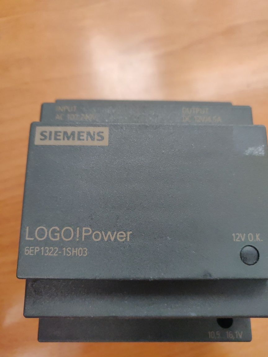 Zasilacz Siemens lOGO ! POWER DC 12V 4.5A 54W 100-240V szyna DIN TH