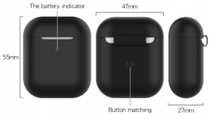 Markowe etui AirPods 1 i 2 gen firmy Elago czarne NOWE