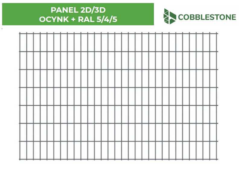 Panel ogrodzeniowy 2D 1,03/2,5m  5/4/5 płot najtaniej CENA HIT tanio