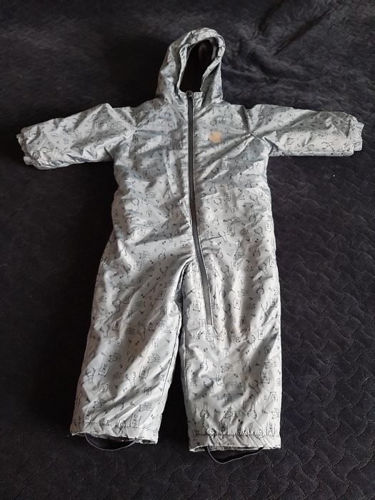 NIEBIESKI kombinezon zimowy r.98/104