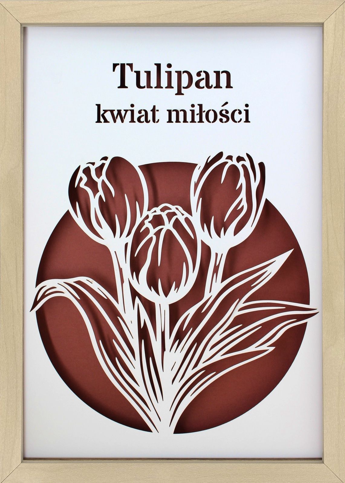 Ramka 3D Shadow Box Tulipan