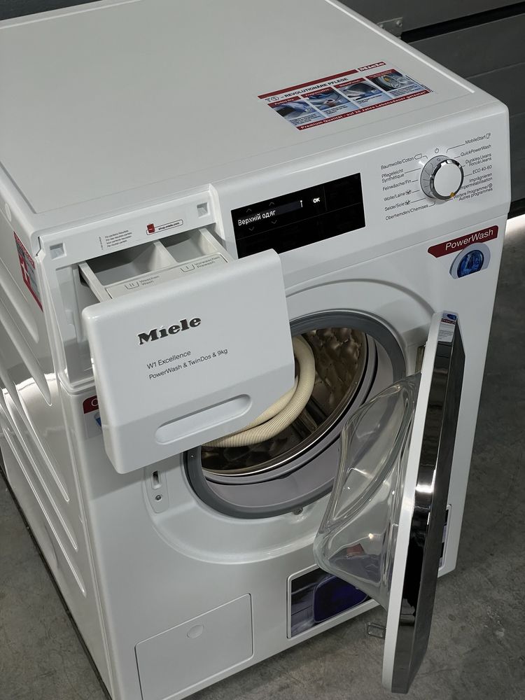 PREMIUM Пральна машина MIELE WEI 800-75 стан ЯК НОВИЙ 9 кг/ Укр.Мова