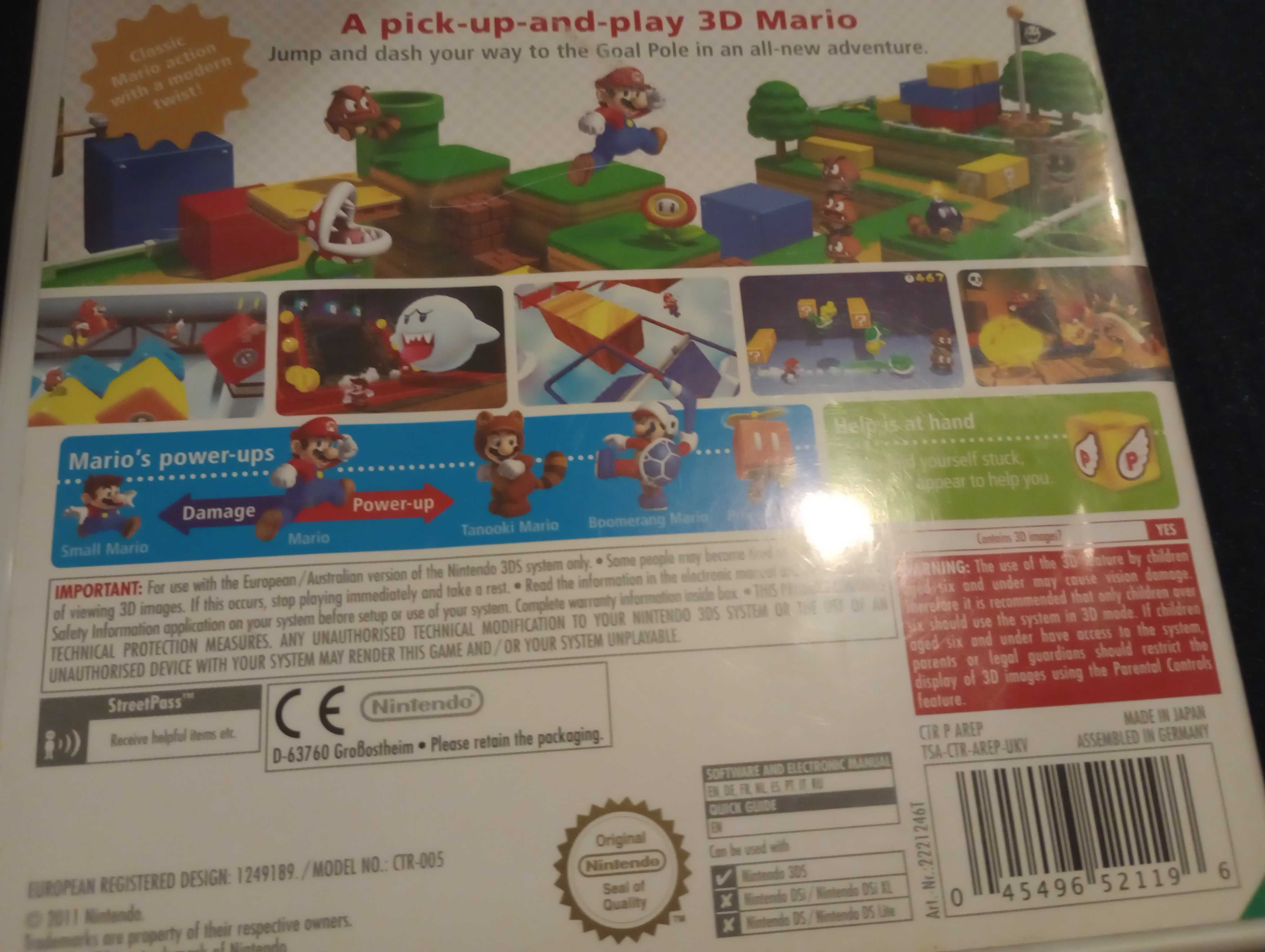 Gra Nintendo 3DS Super Mario 3D Land