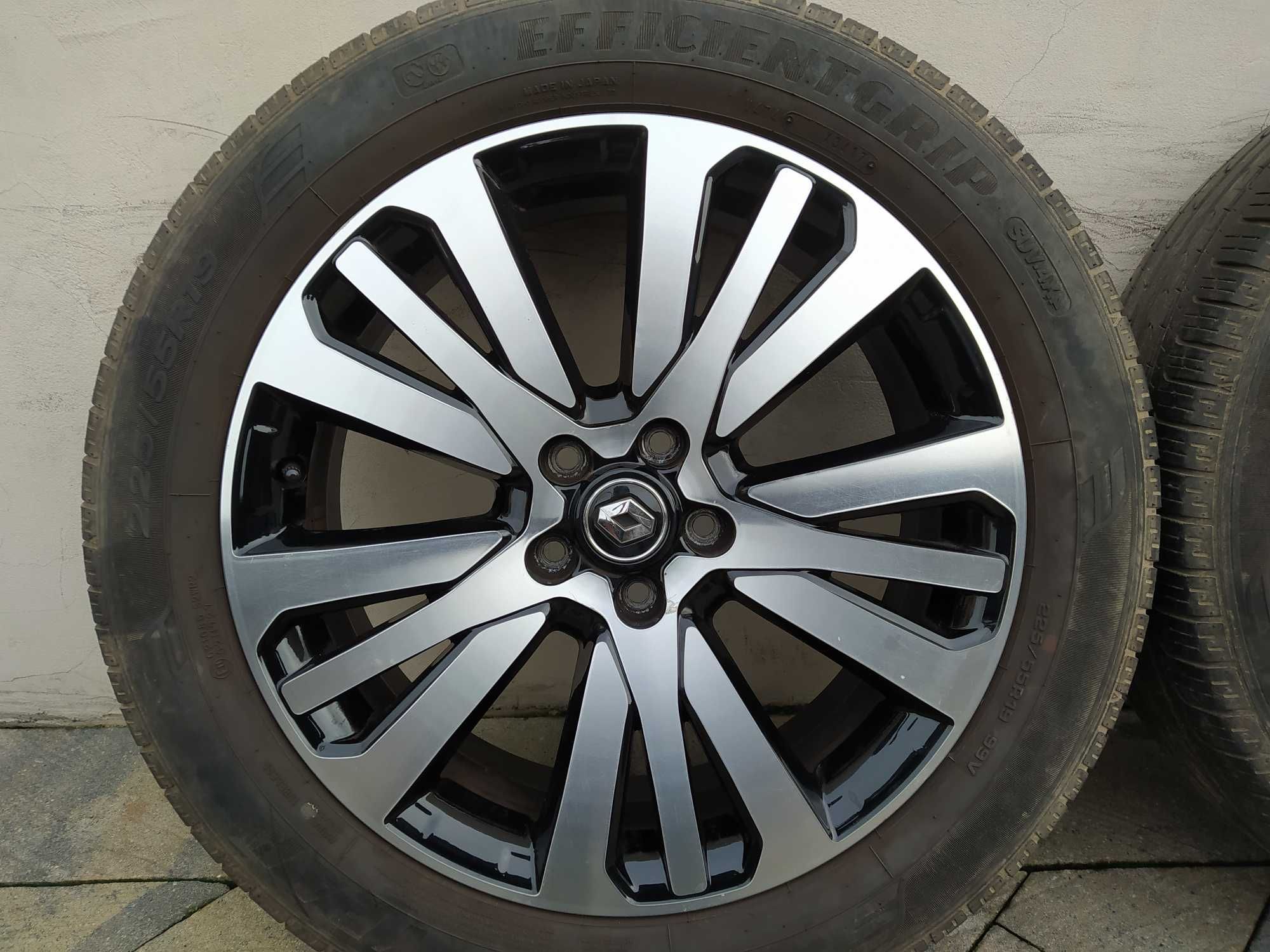 Koła alu 19 Renault Koleos, 225/55R19 Goodyear, 5x114,3