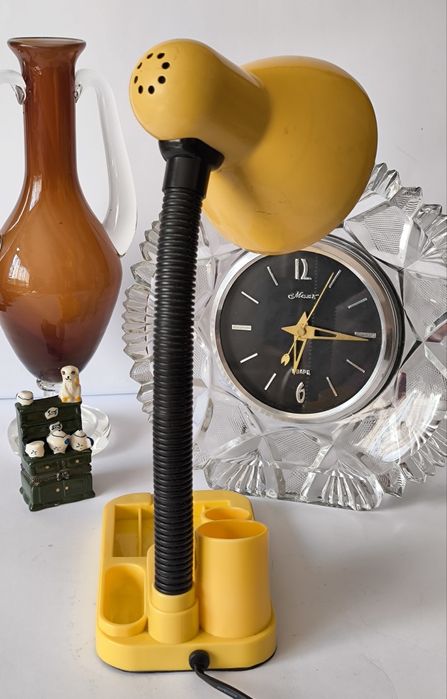 Lampa biurkowa piękna stara PRL