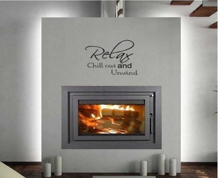 Naklejka dekoracyjna na ścianę RELAX AND CHILL OUT