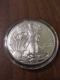 Інвестиційна монета Американський орел срібло 999 1 долар