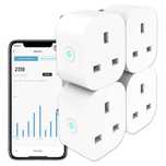 ANTELA Angielska wtyczka z modułam WiFi 4-pak 13A