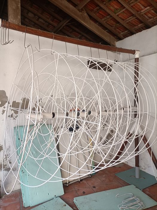 Estrutura para palhotas (sombrinhas) em aço inox