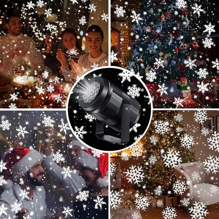 Проектор сніжинок та новорічної абстракції