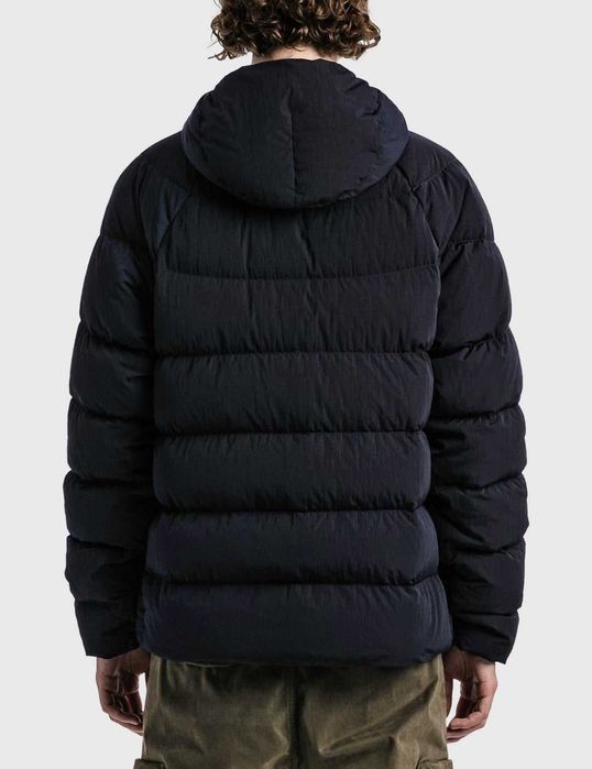 Куртка пуховик C.P. Company Eco-Chrome R Goggle Down Jacket Navy
