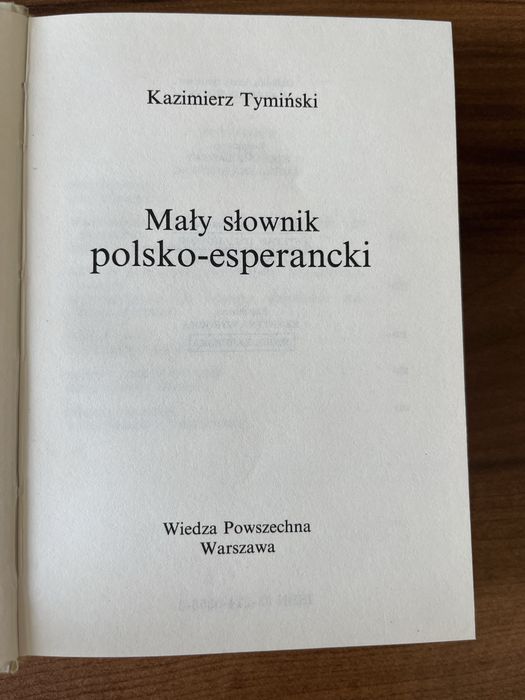 Esperanto: Mały słownik polsko-esperancki 20.000 słów