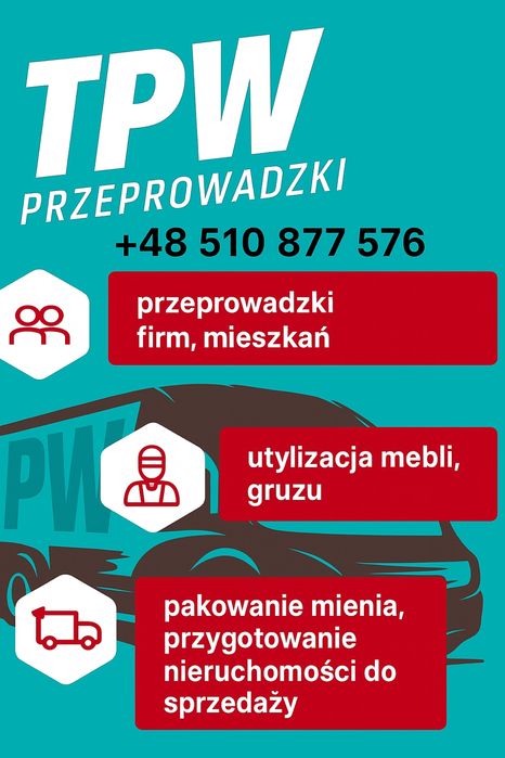 Przeprowadzki • Utylizacja mebli • Wywóz gruzu – Andrychów i okolice