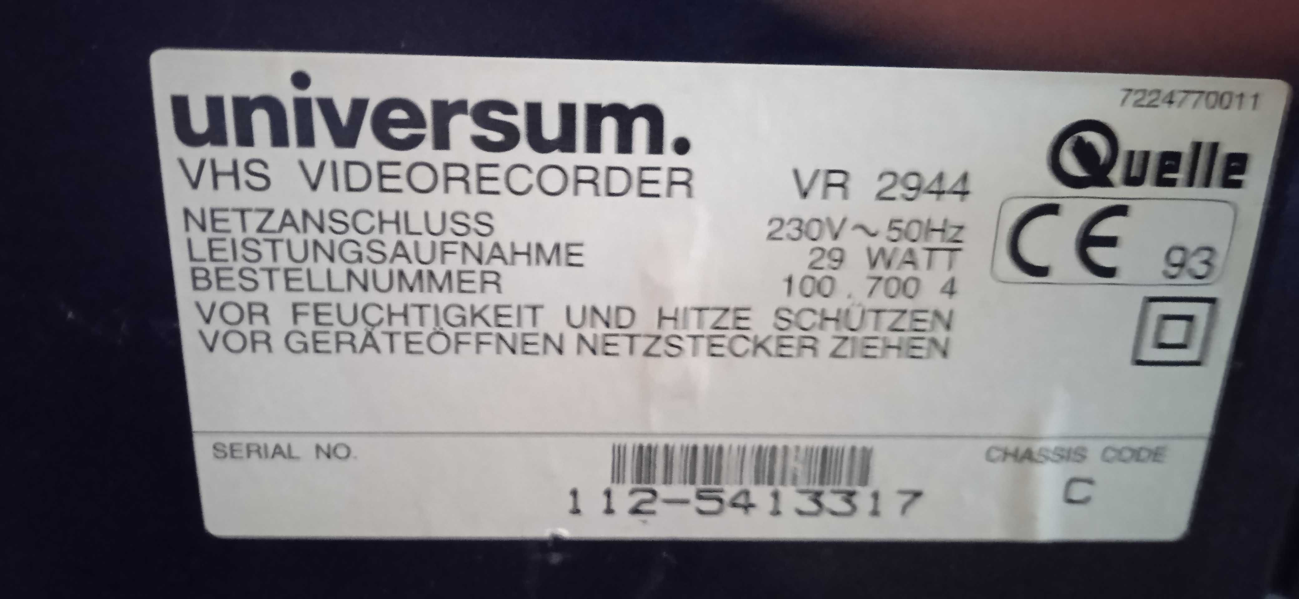 Magnetowid Universum/Orion vr2944