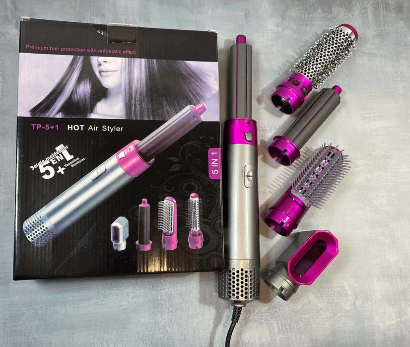 Мультистайлер 5в1 фен гребінець 1000Ват Hot AIR Styler