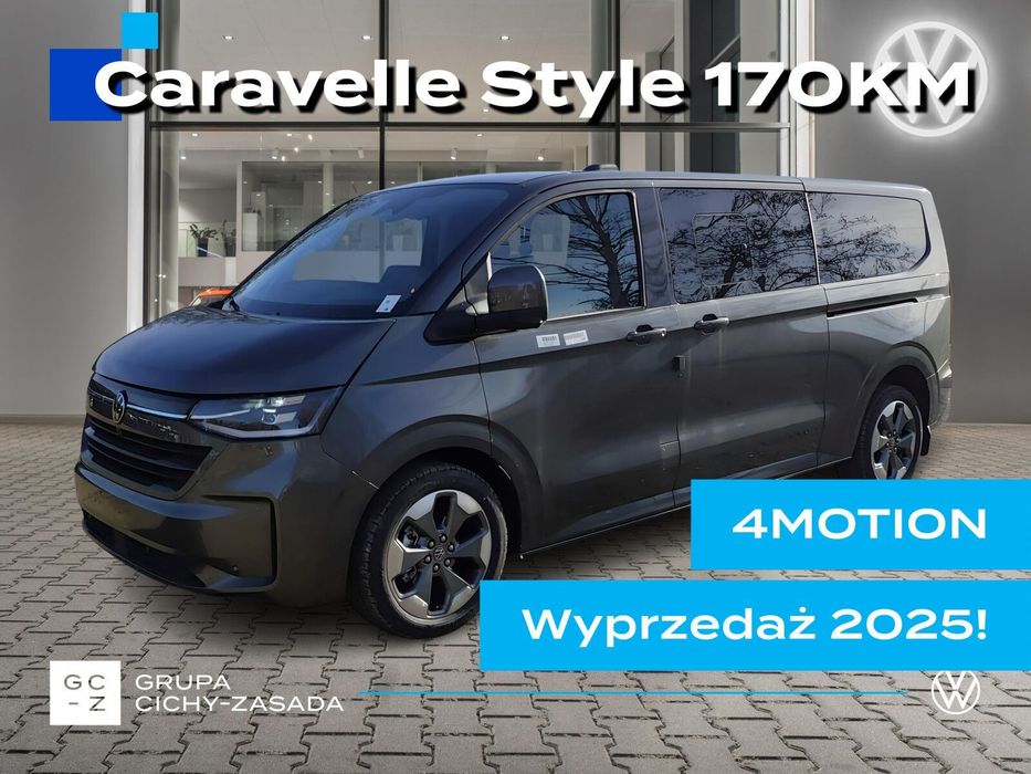 Volkswagen Caravelle Caravelle Style, 4Motion, Wyprzedaż 2025, Piękna wersja!