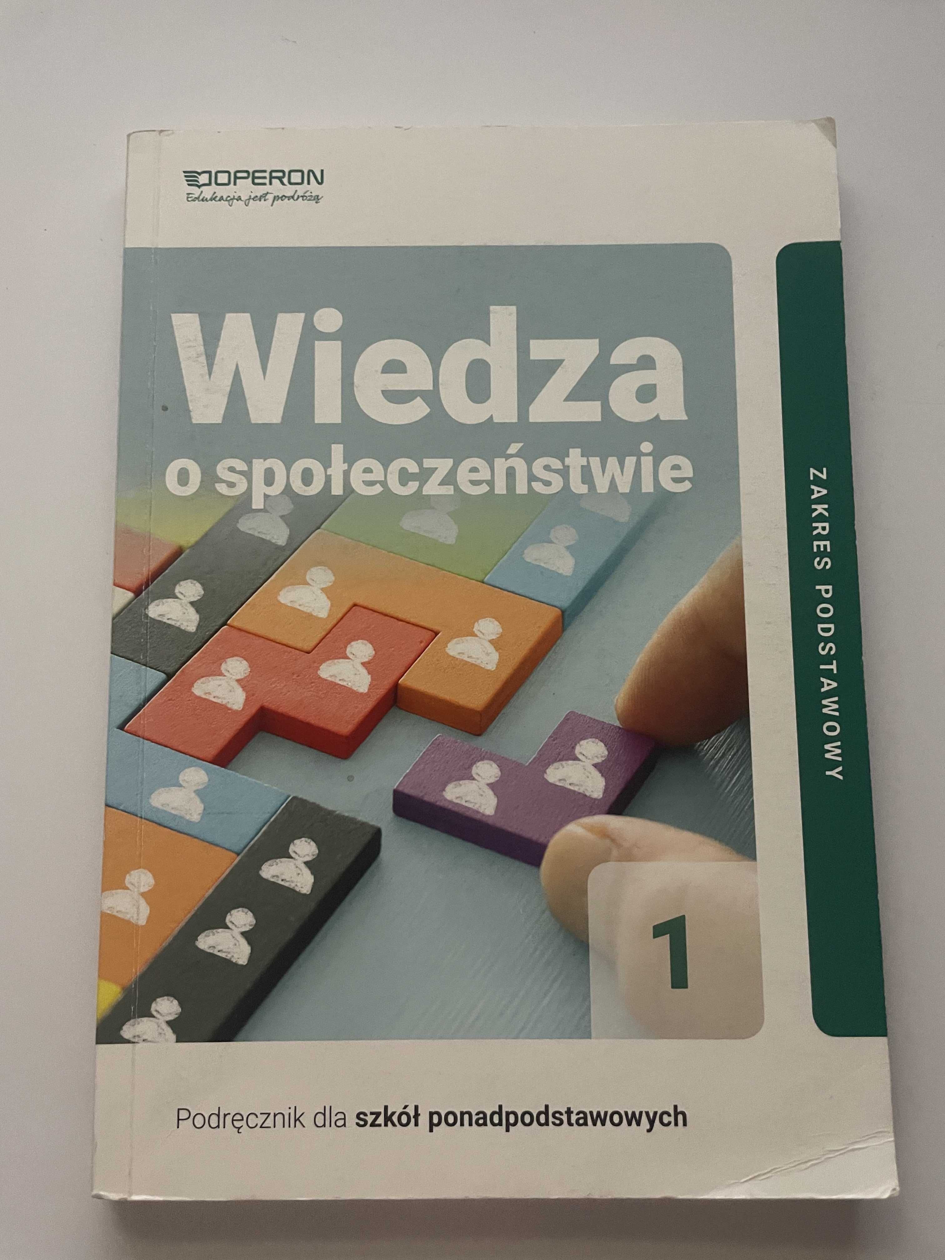 Podręcznik Wiedza o społeczeństwie WOS Operon 1