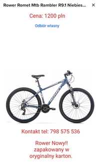 Rower romet mtb rambler