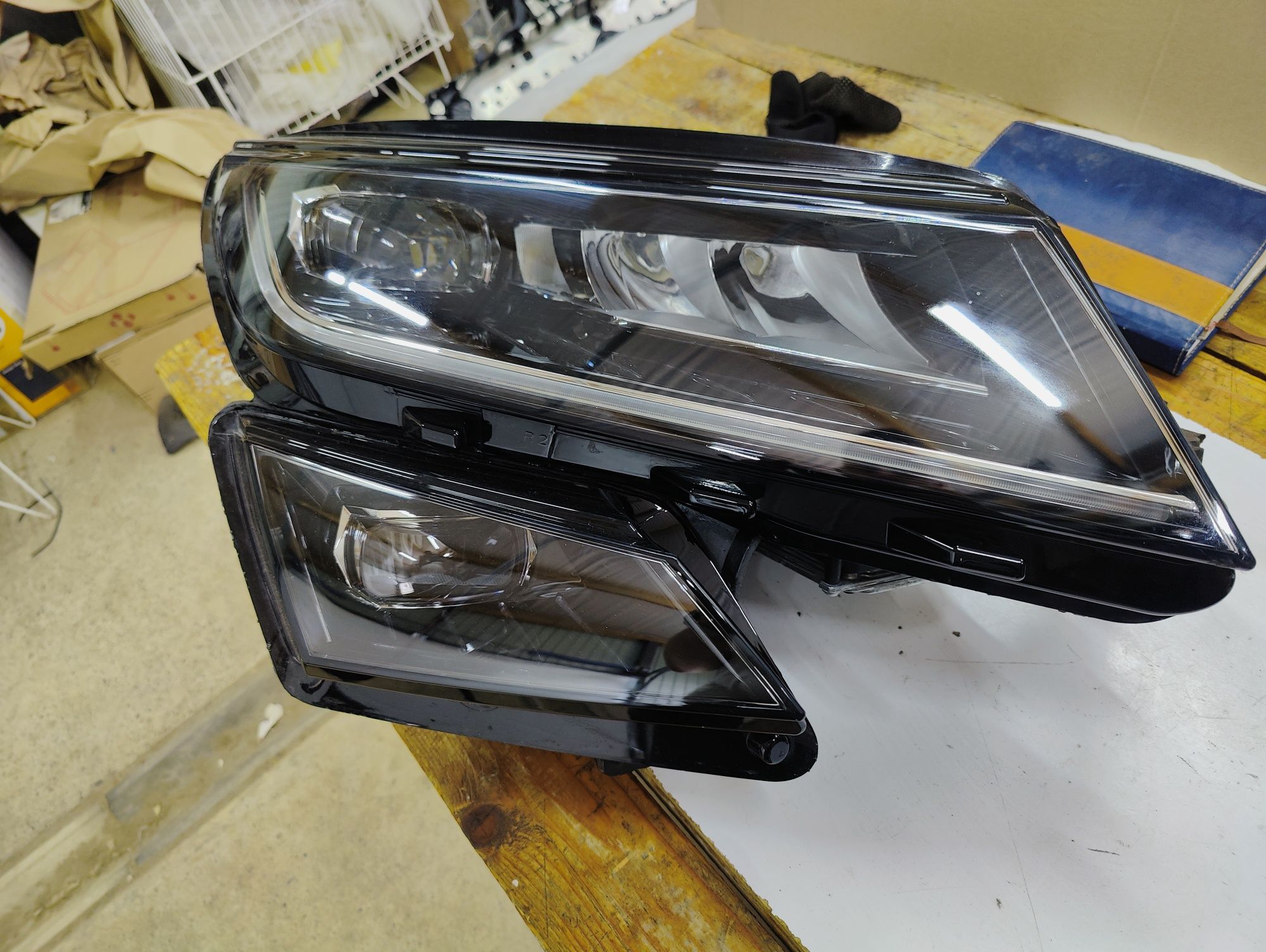 566941016h Skoda kodiaq фара full led правая