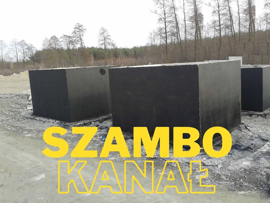 Szambo Szamba Betonowe Wodoszczelne PRODUCENT kanał do garażu, PIWNICE
