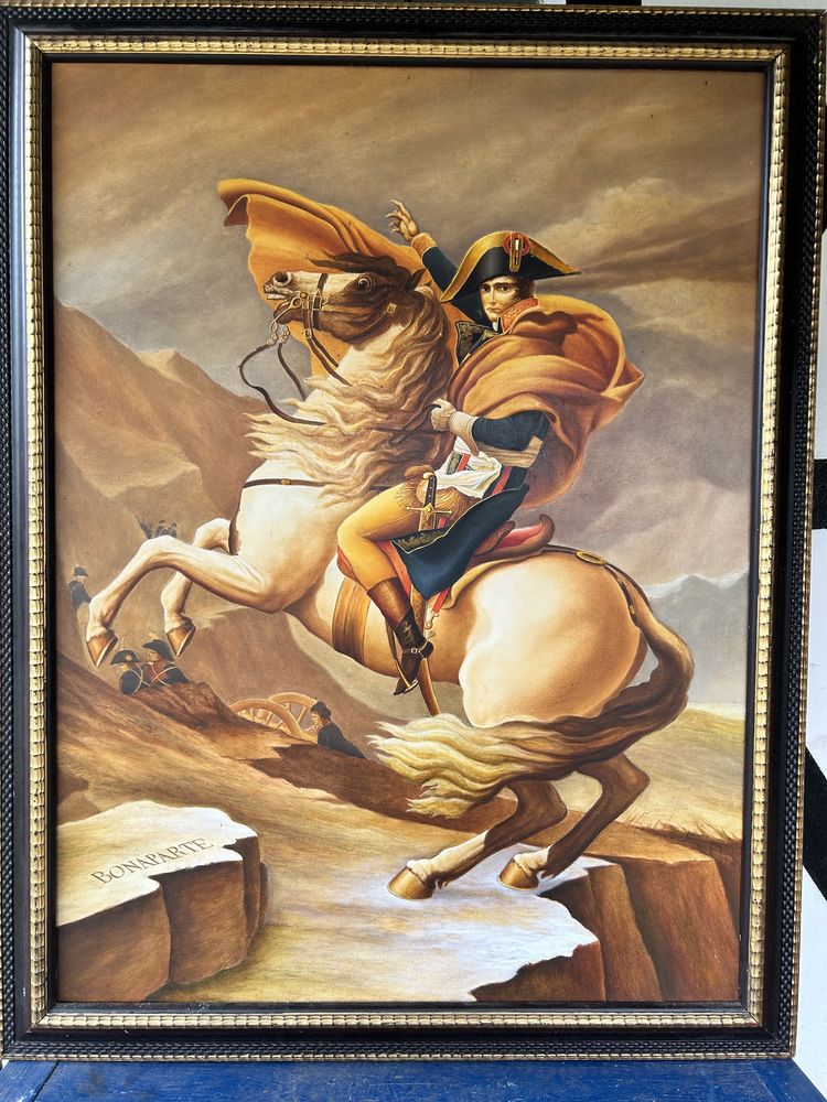 Obraz Napoleon przekraczającego Przełęcz Świętego Bernarda kopia