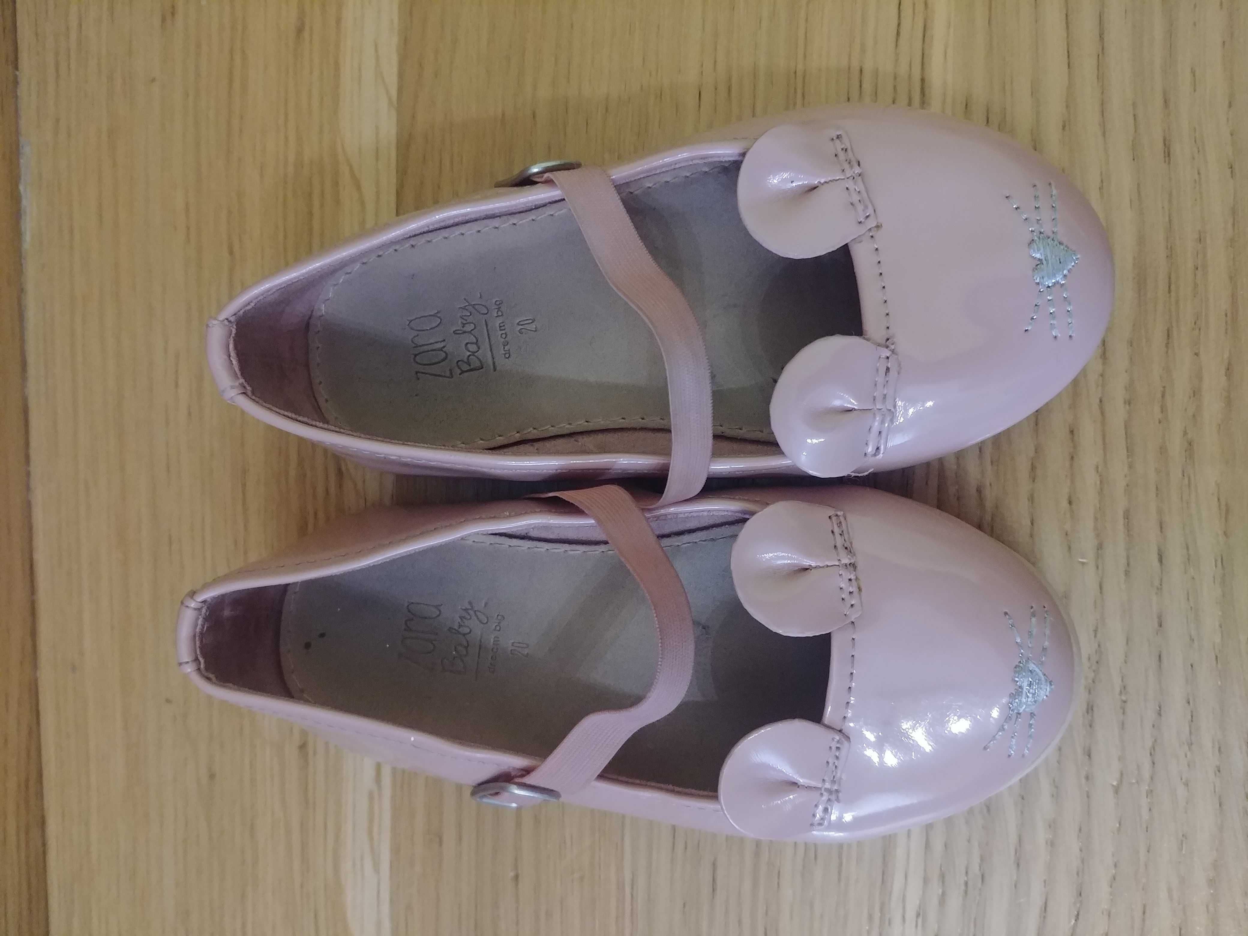 Jak nowe Zara 20 piękne baleriny balerinki pantofelki dla dziewczynki
