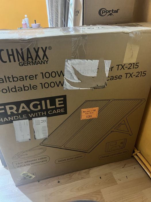 Składany panel słoneczny TECHNAXX TX-215 100W – NOWY!