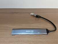 Y015 Hub USB-C ZESKRIS 5-w-1 USB 3.0 Czytnik Kart SD/TF Nowy