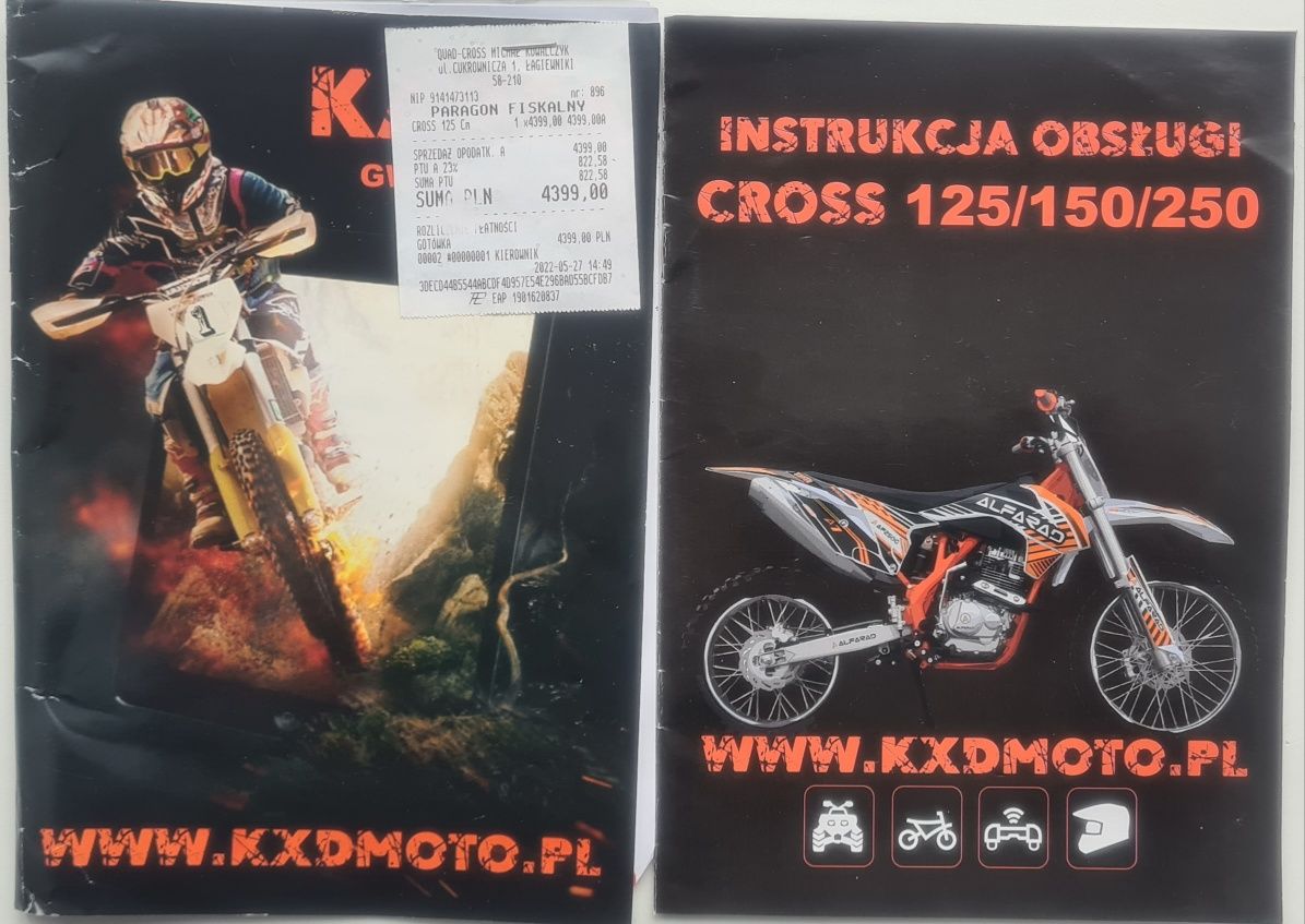 Motor Cross KXD 125 cm AUTOMAT