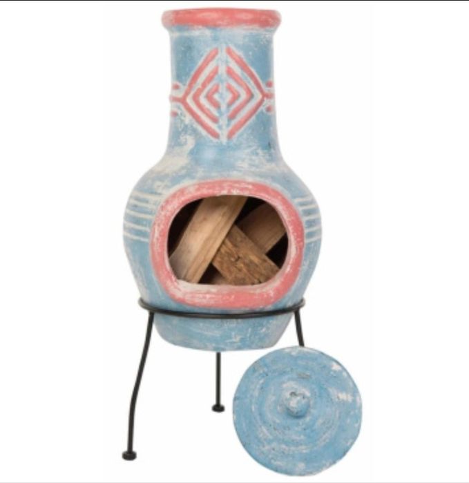 Kominek ogrodowy meksykański COLIMA Chimenea clay