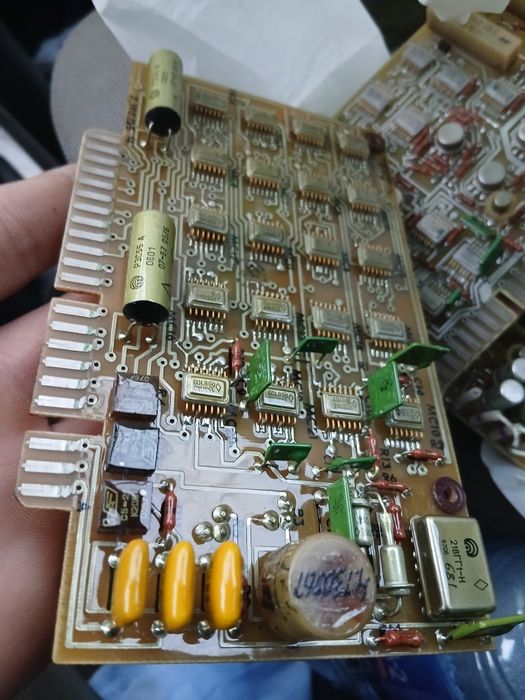 Радиодетали ссср на платах.